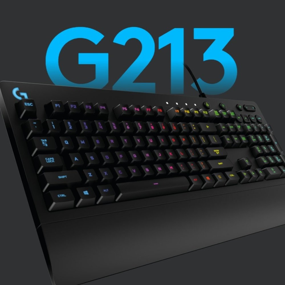 Logitech G213 Prodigy RGB Gaming Keyboard New in Box - Contents Sealed!